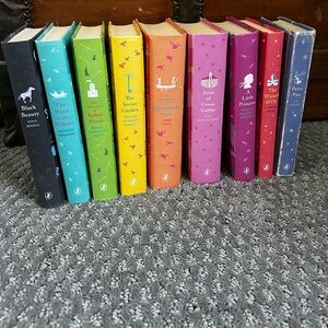 Anthropologie Puffin Deluxe Colorful Classics Children's Book Set